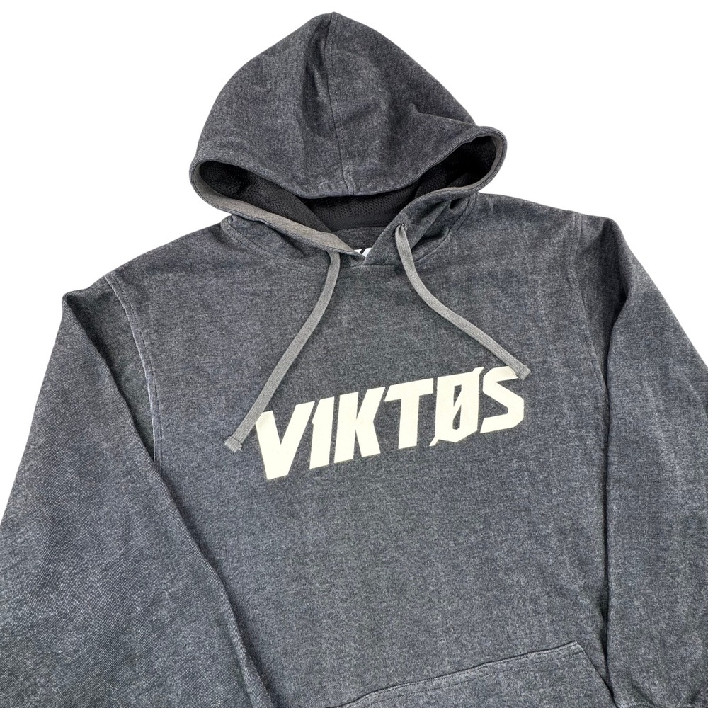 Viktos Mens XL Charcoal Gray Logo Pullover Hoodie Tactical Sweatshirt B4112308